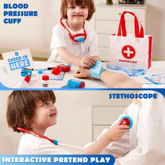 Play-Act Doctor Name Tag: personalize roles to boost engagement.