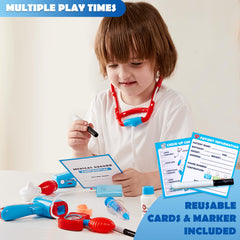 Play-Act Medical Tools: modern, functional props with light and sound effects.