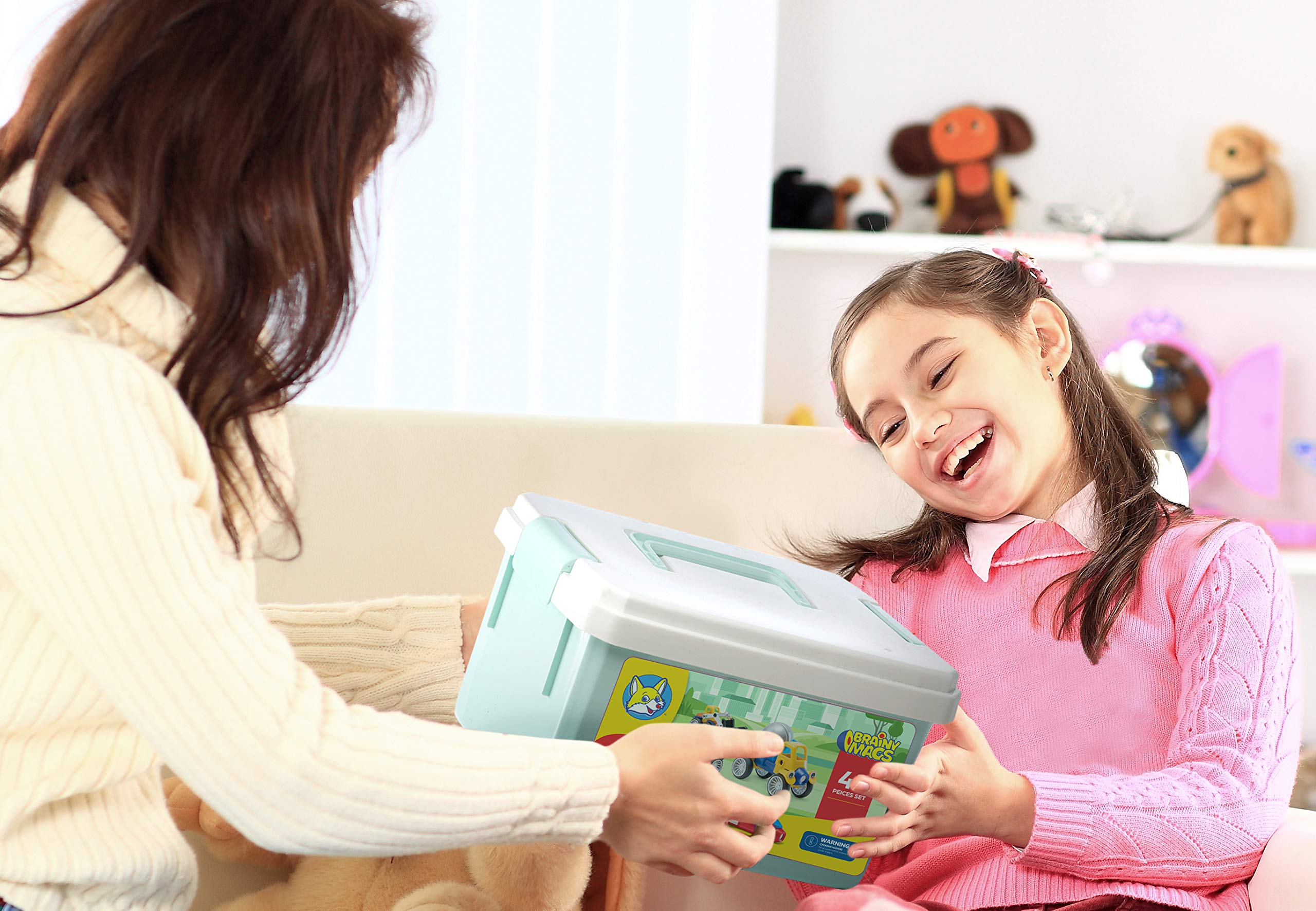 Gift-ready packaging boosts gifting moments with Play Brainy toys.