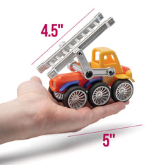 Play Brainy magnetic storage container helps tidy up after playtime.