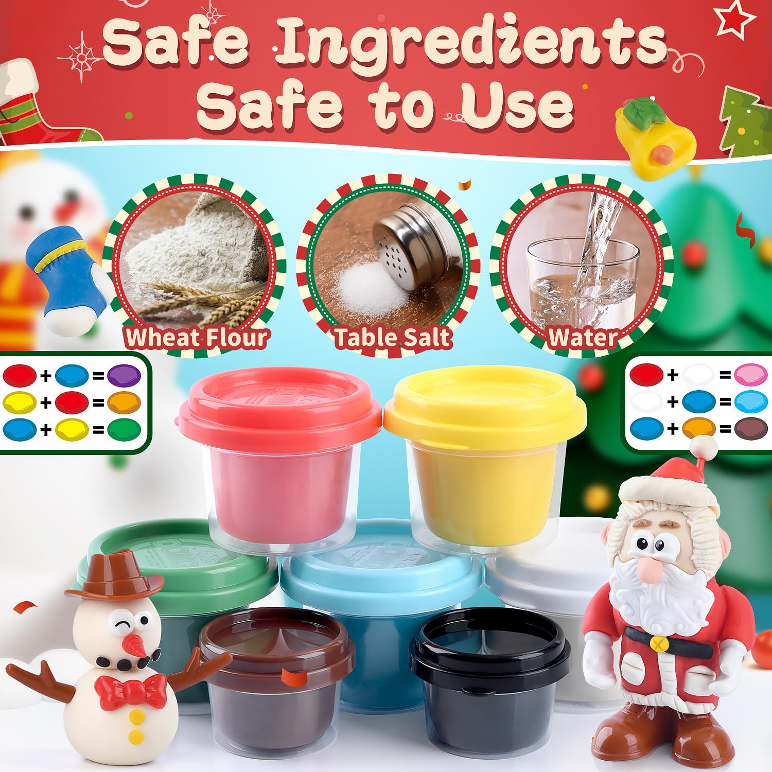PLAY Christmas tree pendant mold highlights cute hanging decorations.