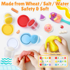 PLAY clay dough color dough tins keep colors organized and ready for use.