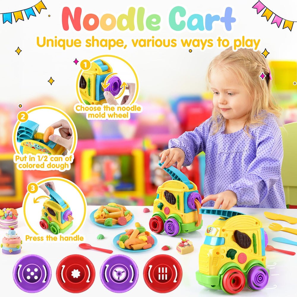 PLAY color dough has a soft texture ready for playful molding