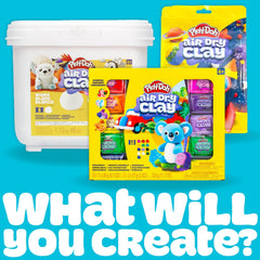 Play-Doh Air-Dry Clay black for bold outlines and contrast.