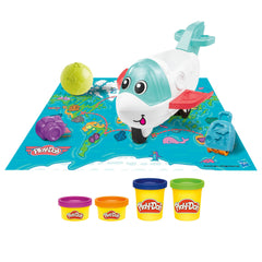 Play-Doh Airplane Explorer Set jet image showing the rolling plane for imaginative play.