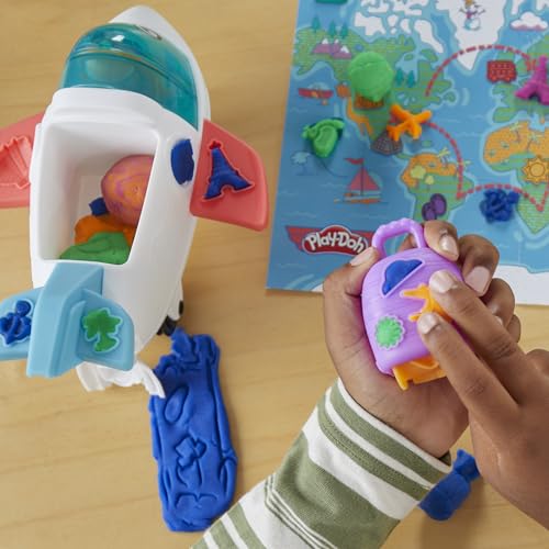 Play-Doh Airplane Explorer Set play-doh colors ready for quick start.