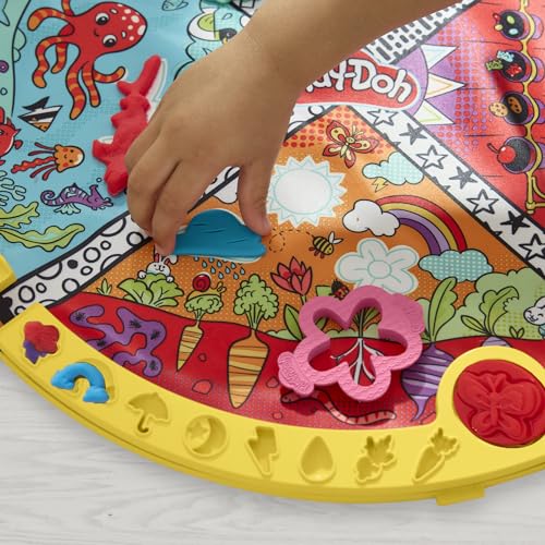 Play-Doh animals and weather themes for storytelling