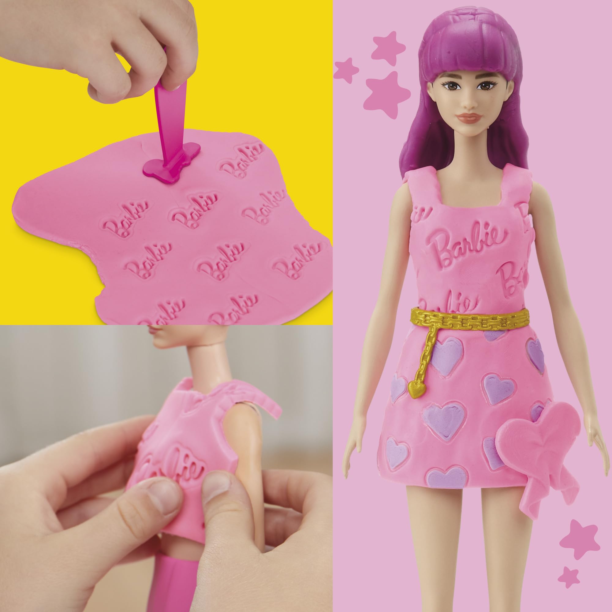 Barbie accessories include belt and shoes to finish looks.