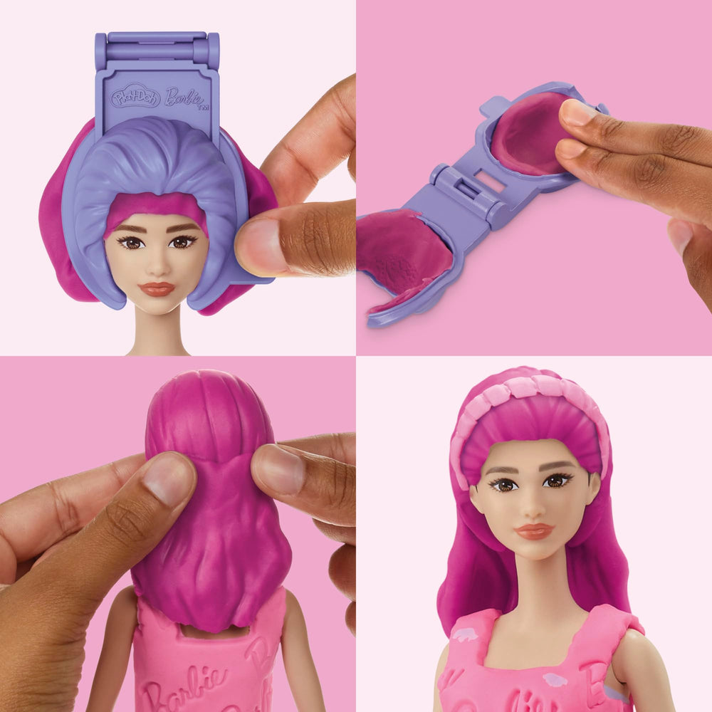 Play-Doh Barbie dress-cutters help kids form cute outfits with precision.