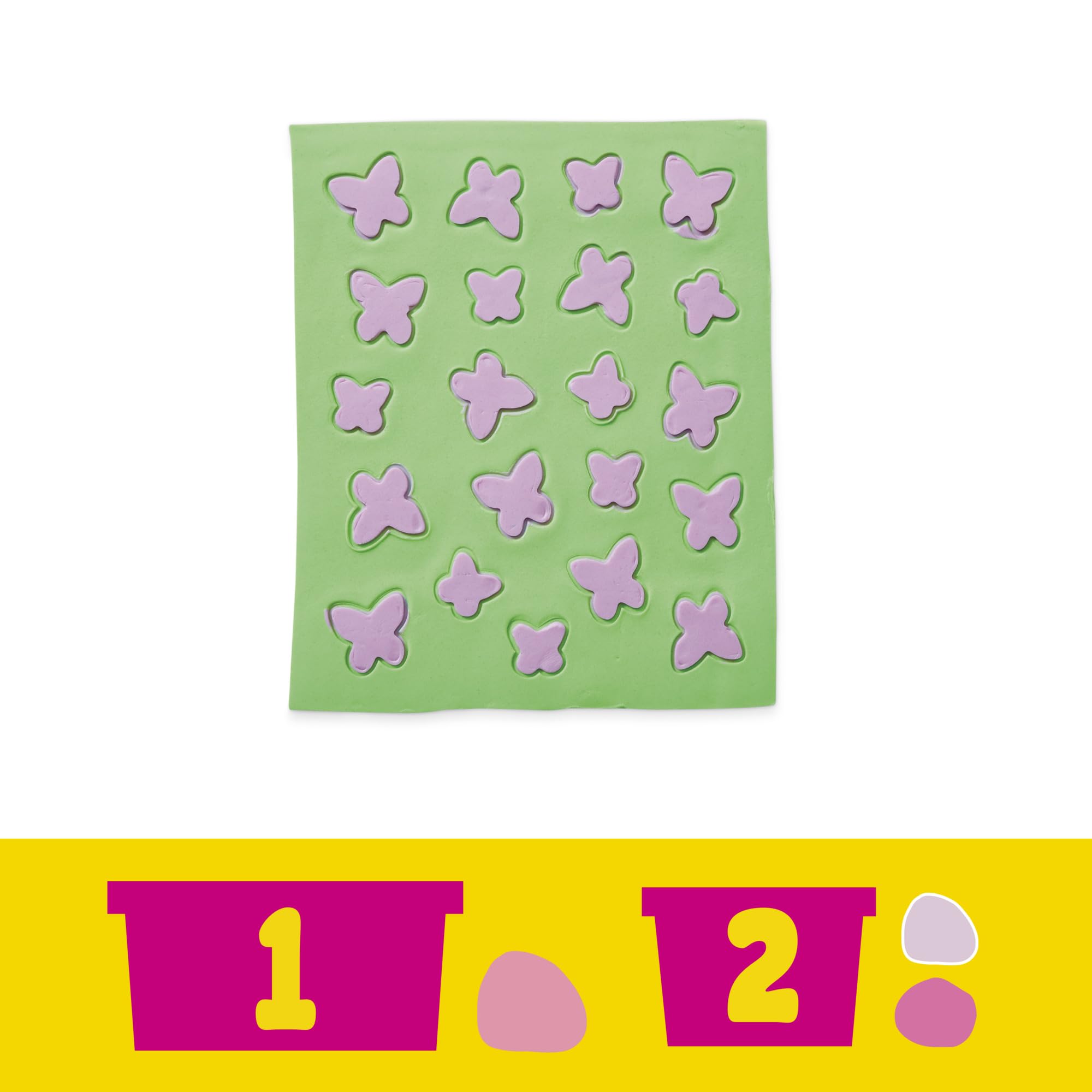 Play-Doh Barbie Garden Party color cans expand color options.
