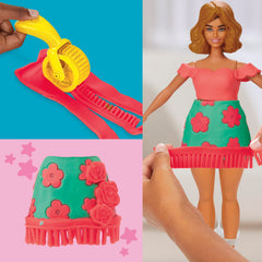 Hat accessory complements Barbie outfits for complete fashion looks.