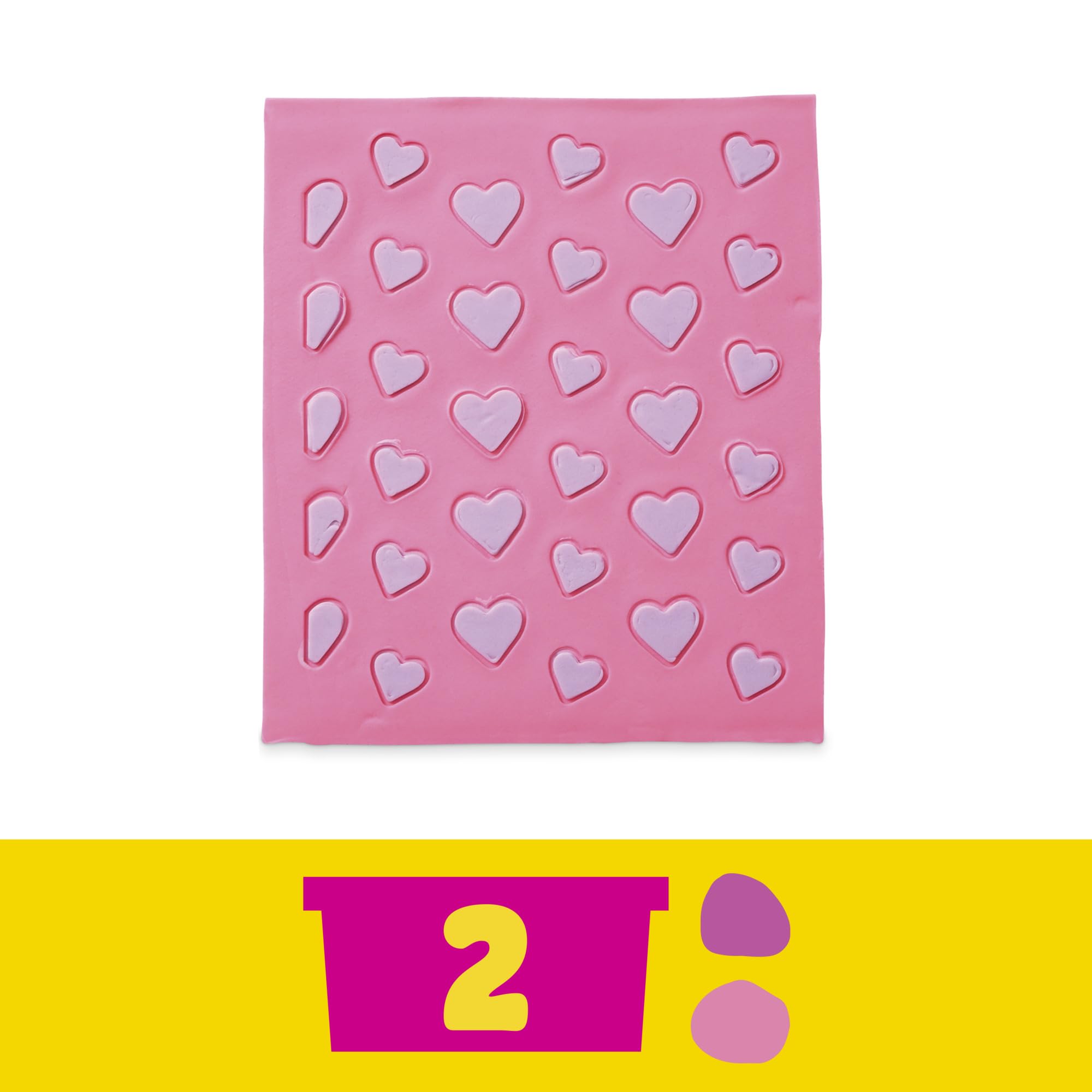 Play-Doh Barbie long hair extension mold for creative styling options.