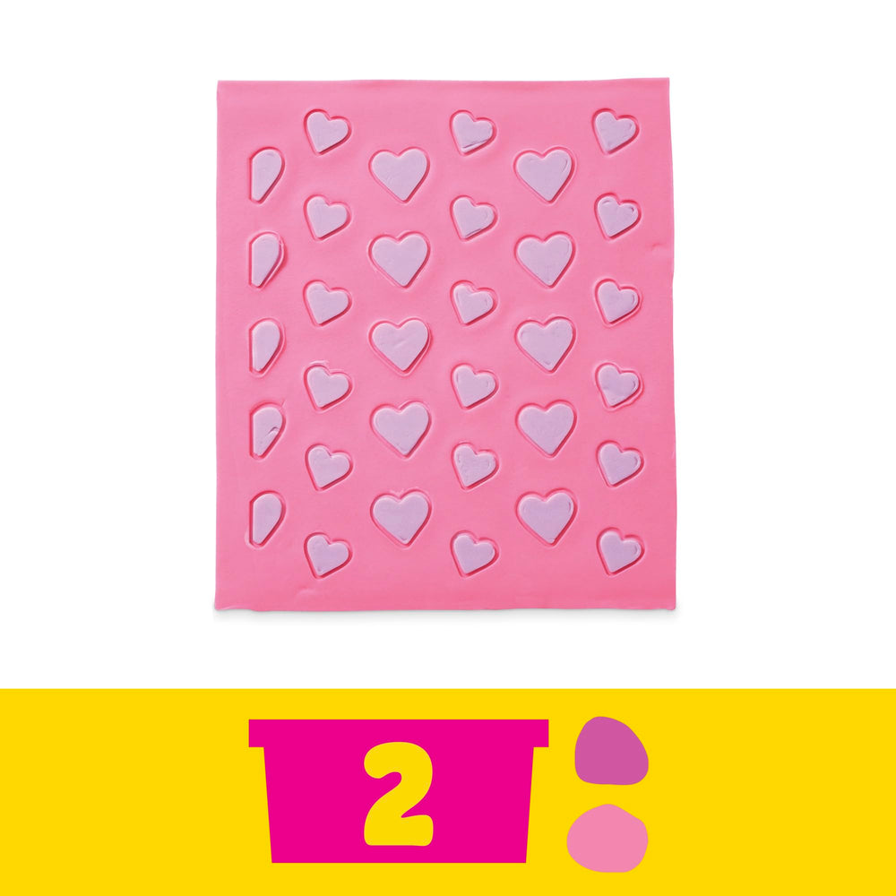 Play-Doh Barbie long hair extension mold for creative styling options.