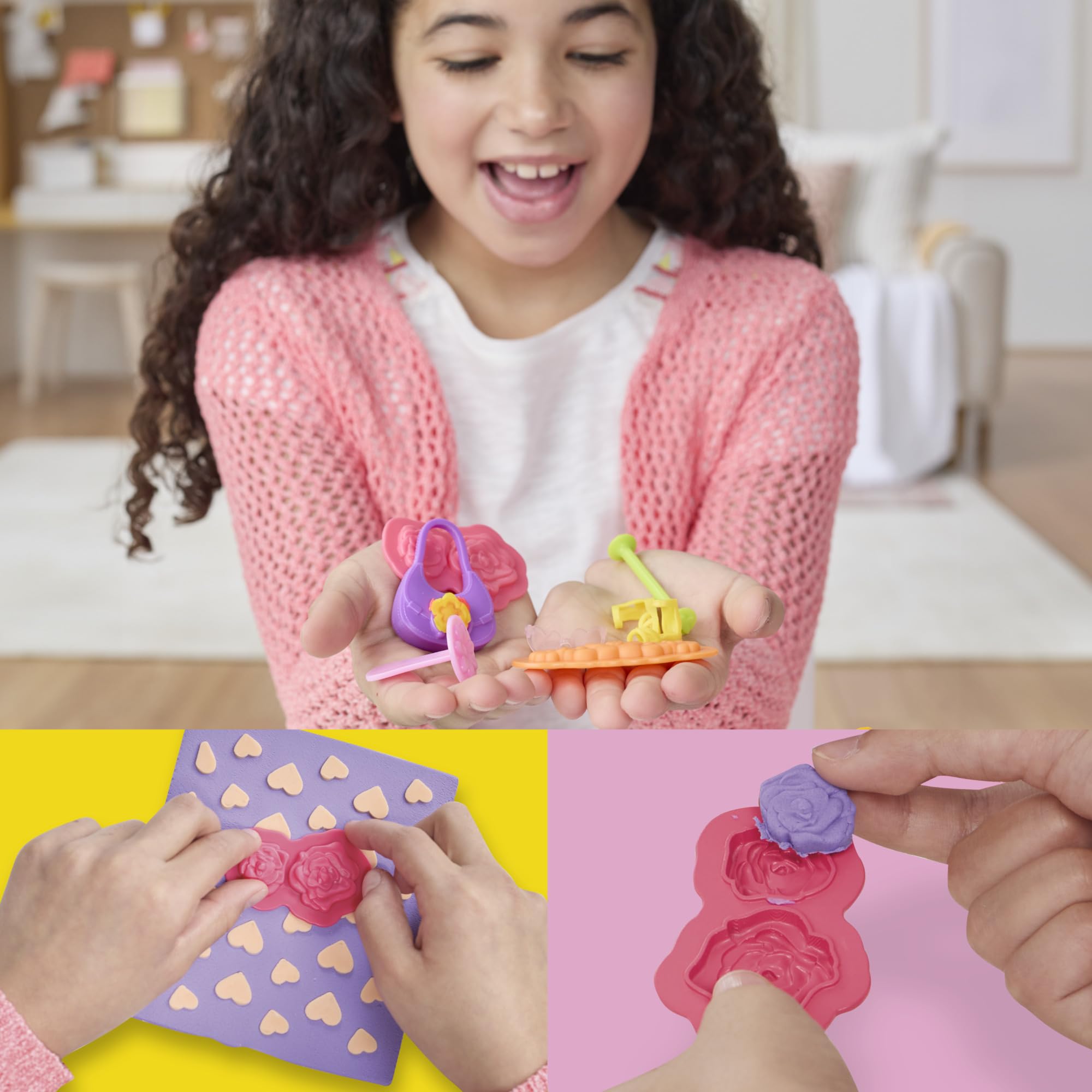 Play-Doh Barbie purse accessory completes chic on-the-go doll looks.