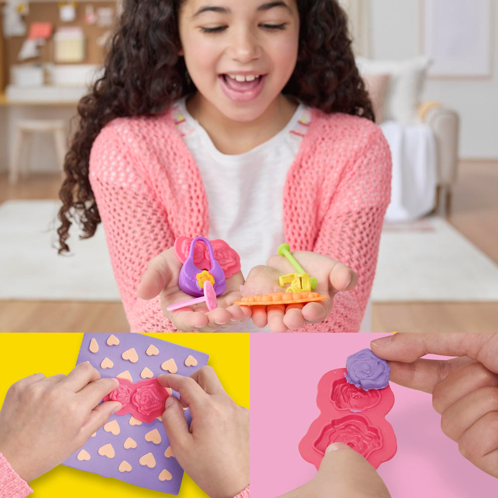 Play-Doh Barbie purse accessory completes chic on-the-go doll looks.