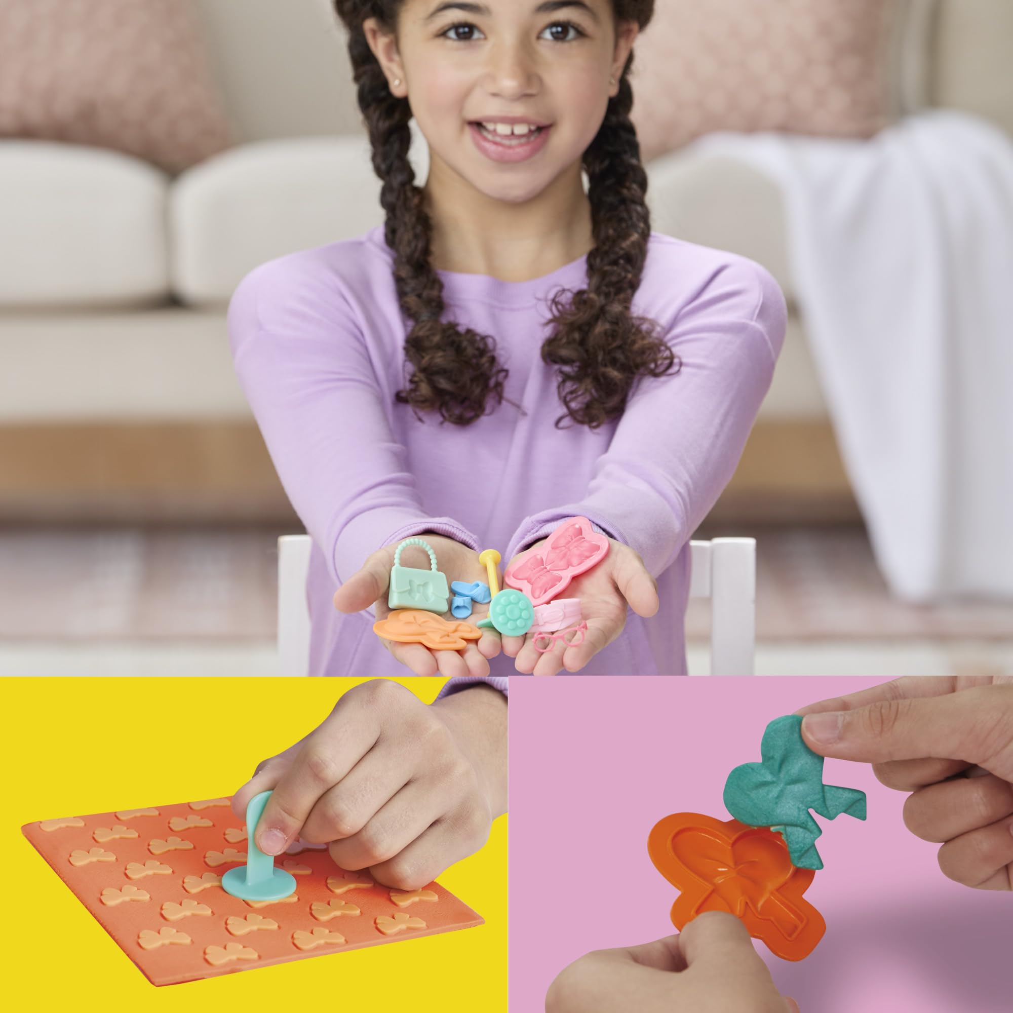 Play-Doh Barbie shoes accessory showcases tiny colorful footwear idea