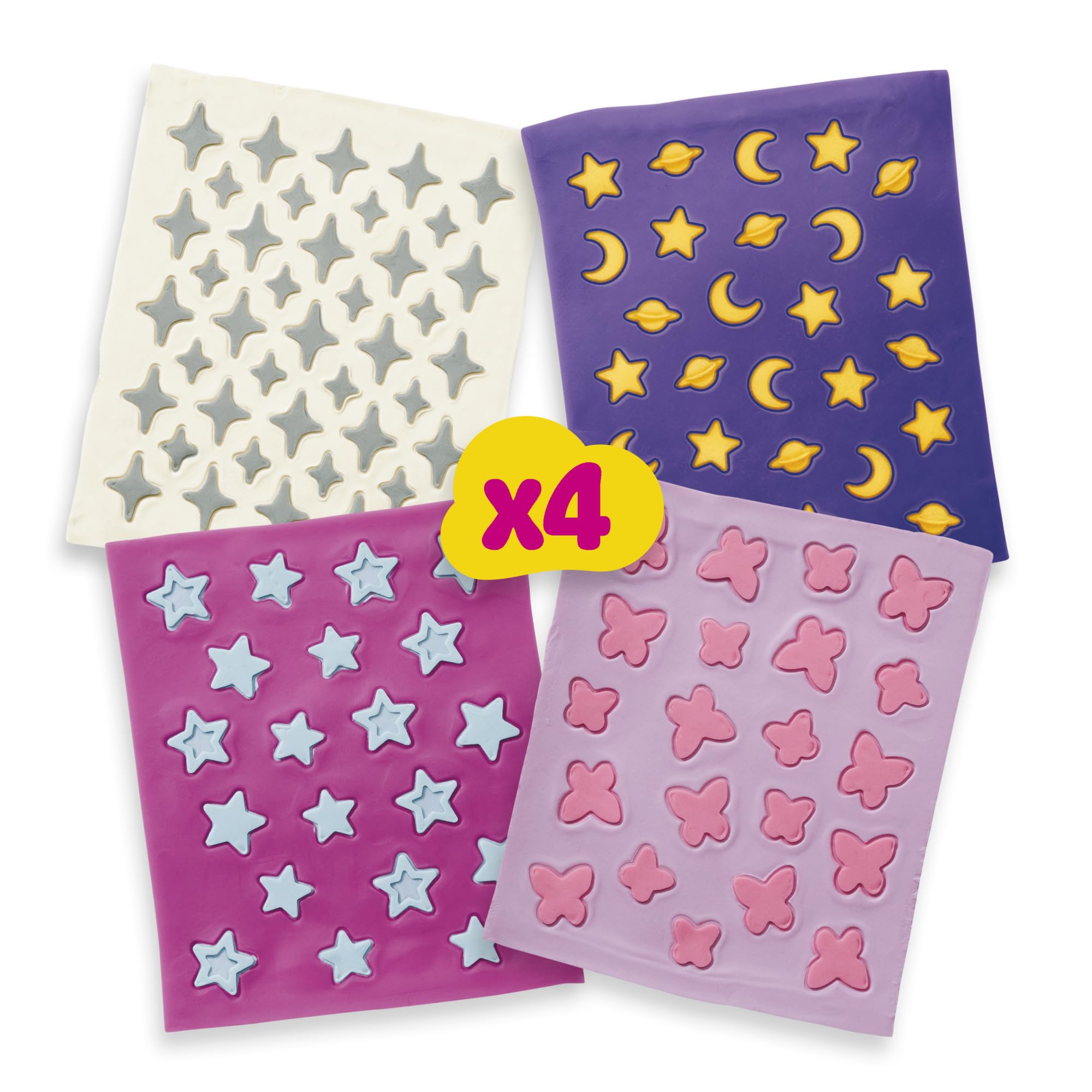 Play-Doh Barbie stampers add hearts, bows, and gems