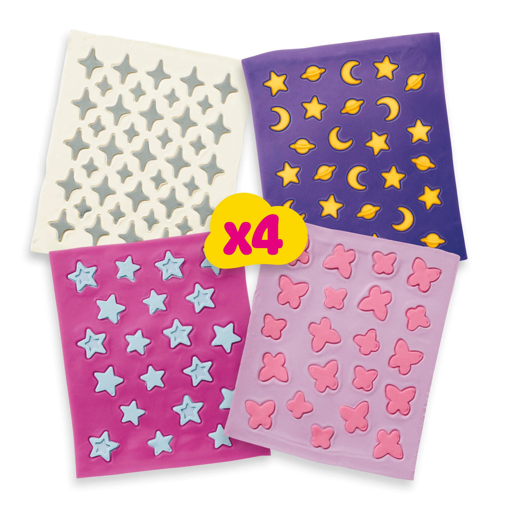 Play-Doh Barbie stampers add hearts, bows, and gems