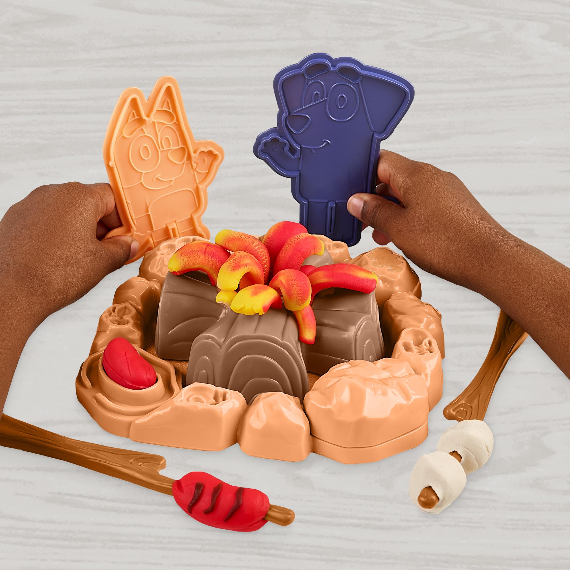 Play-Doh Bluey Goes Camping ideal gift for kids 3 and up