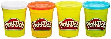 Play-Doh bulk cans in bright colors inspire imaginative play.