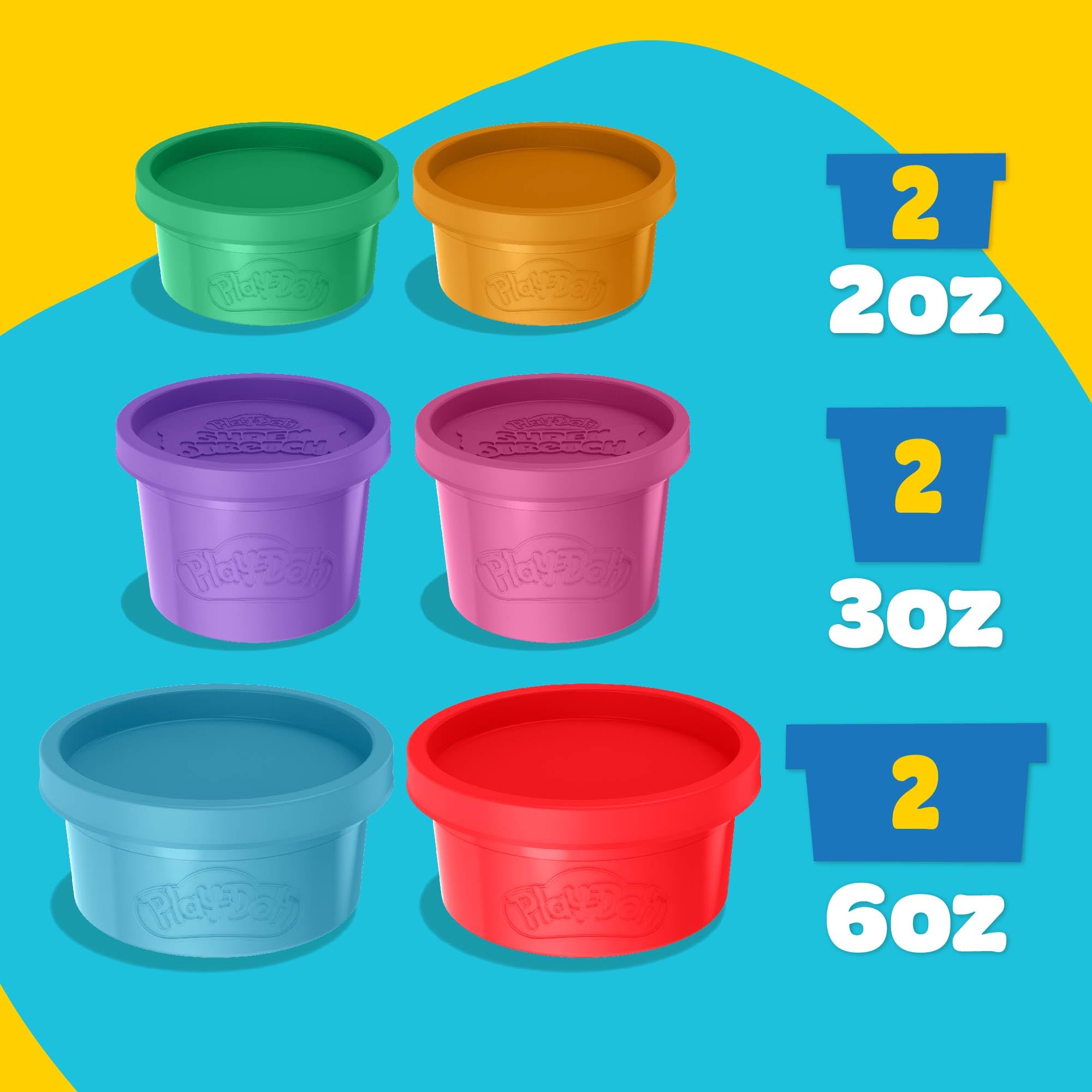 Play-Doh Butter Watermelon 1.5oz brings smooth, squishy butter texture to playtime