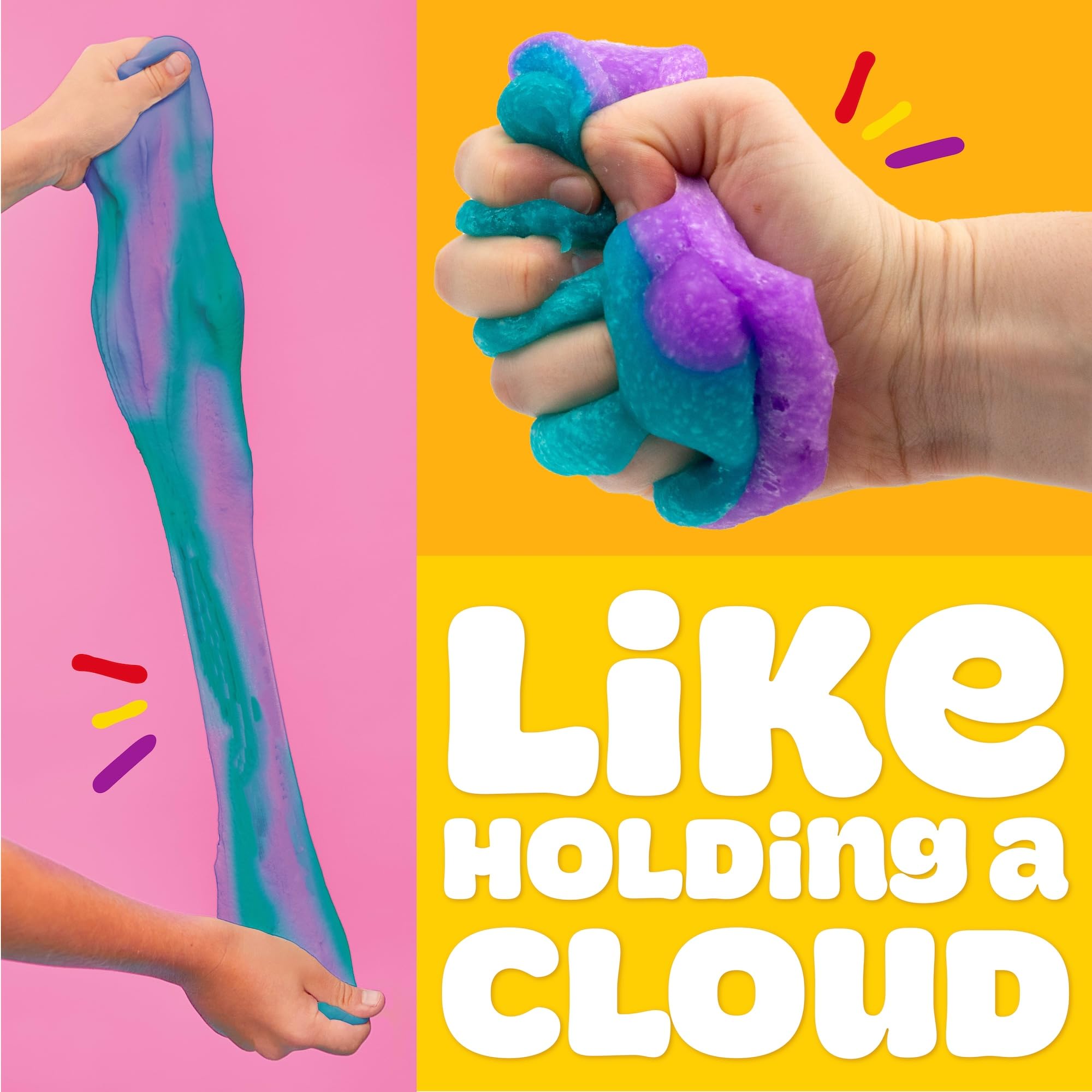 Play-Doh Cloud playtime supports hands-on exploration and focus during activities.