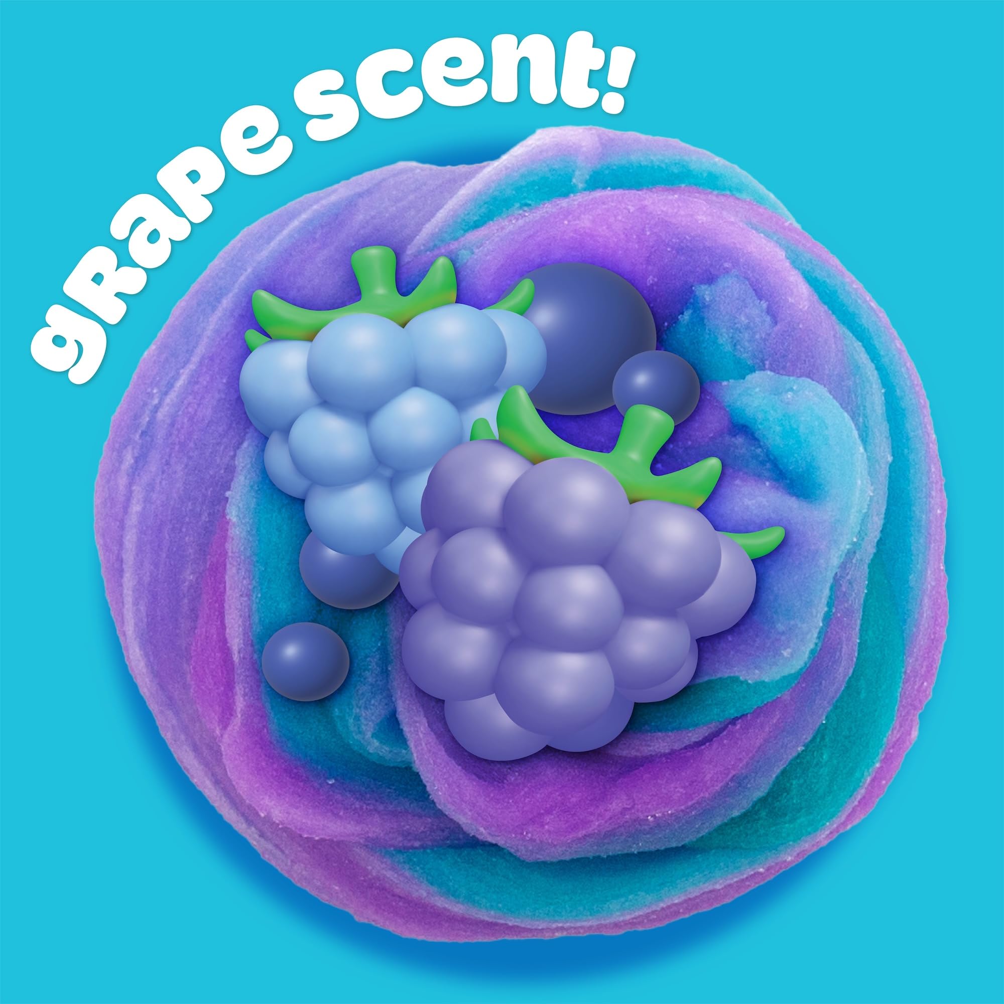 Play-Doh Cloud resealable container keeps the compound fresh for longer sessions.