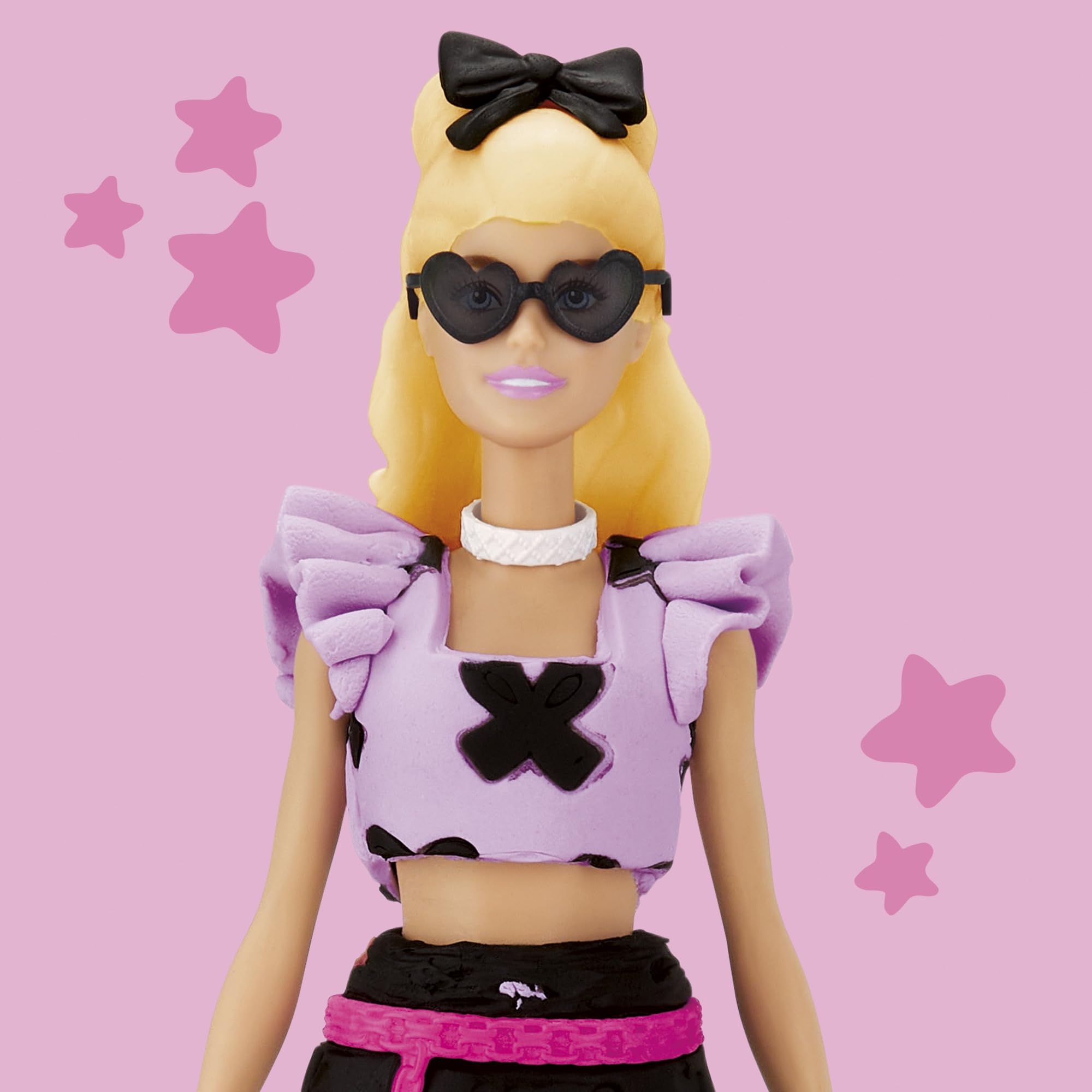 Bubblegum pink cans bring playful detailing to outfits.