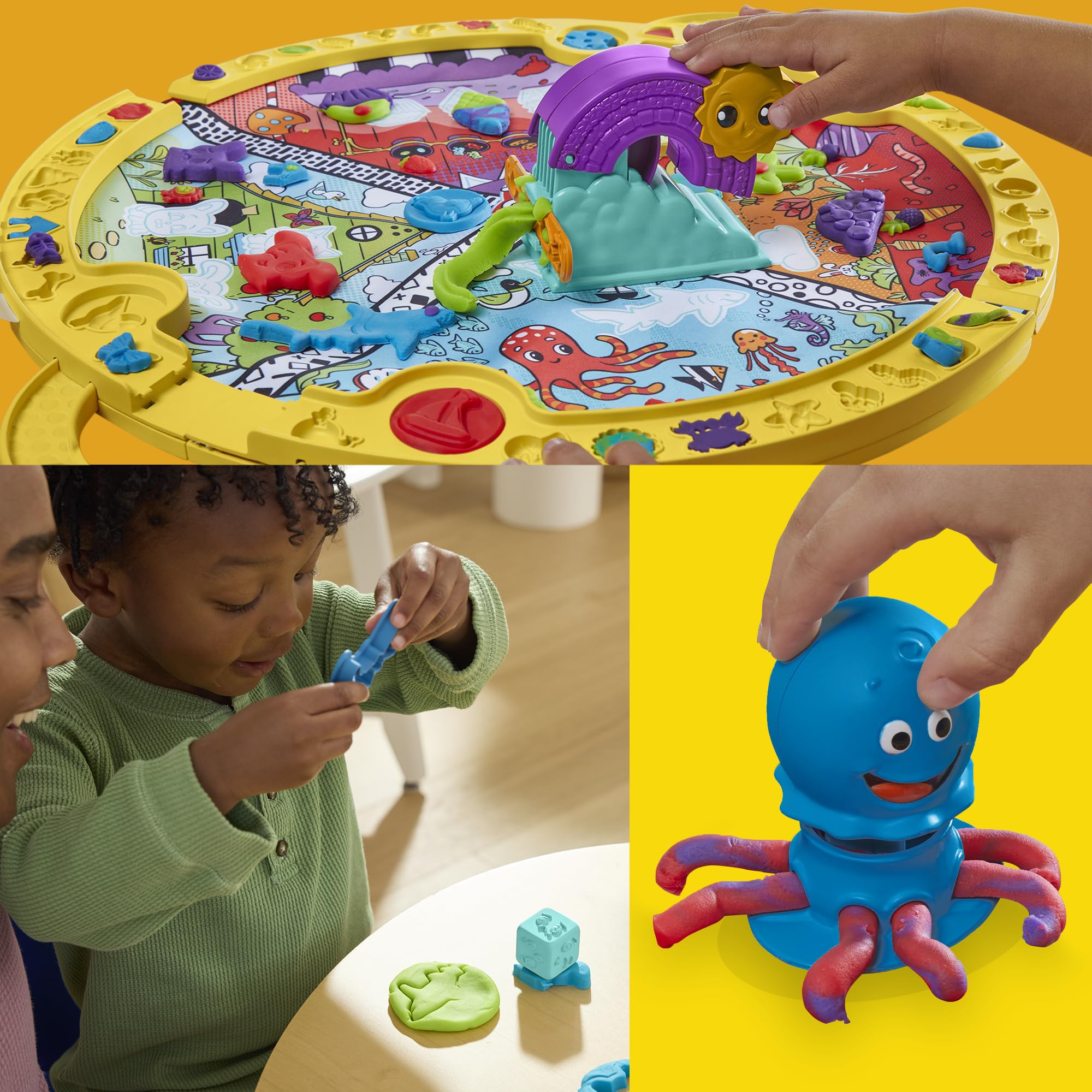 Play-Doh color cans blue green red purple for vibrant creations