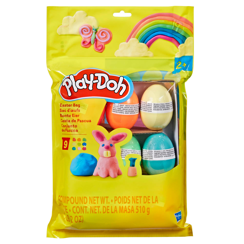 Play-Doh Easter Eggs Bag features 2 ounces per egg for shaping fun