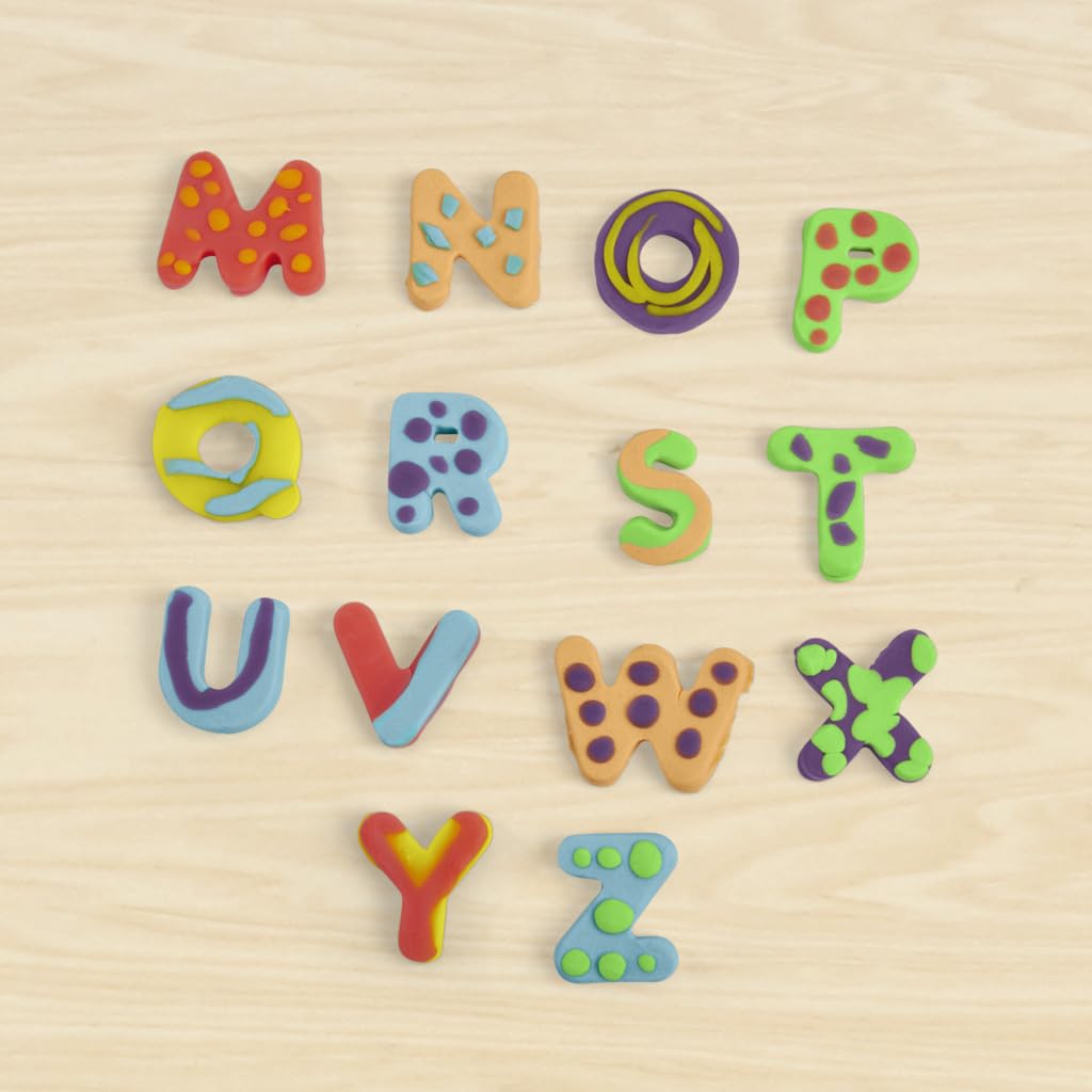 Play-Doh Fundamentals dough texture in hand during stamping session