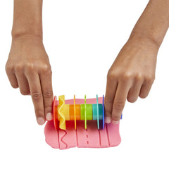 Play-Doh case lid doubles as a textured surface for on-the-go creativity.