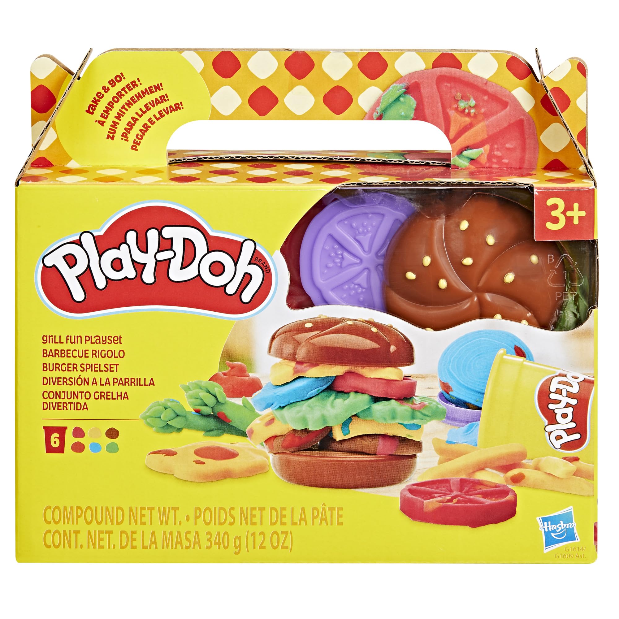 Play-Doh Grill Fun tools set supports hands-on crafting and shaping