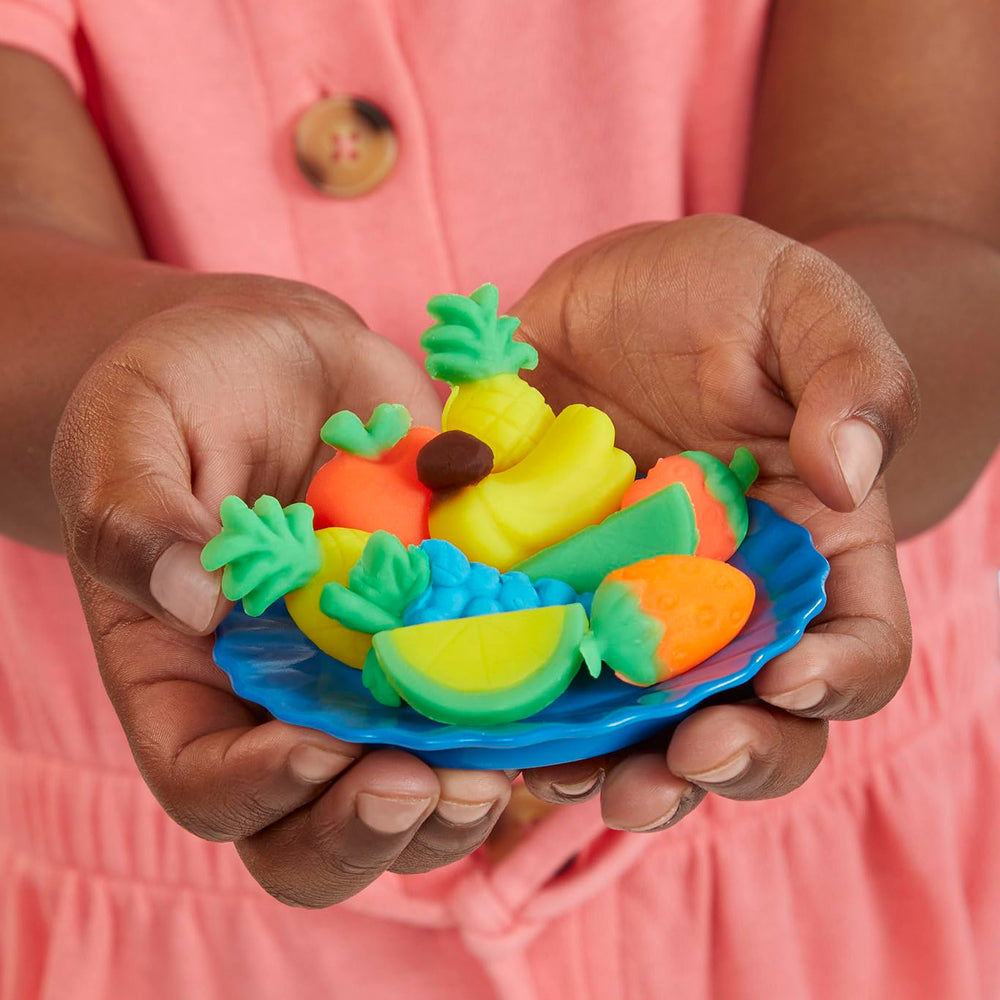 Play-Doh Kitchen Creations Busy Chef's Restaurant playset kit with two-color stations for creativity