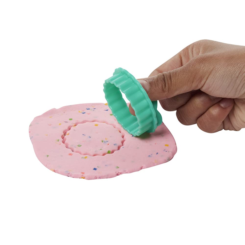 Confetti compound with colorful specks brings festive vibes.