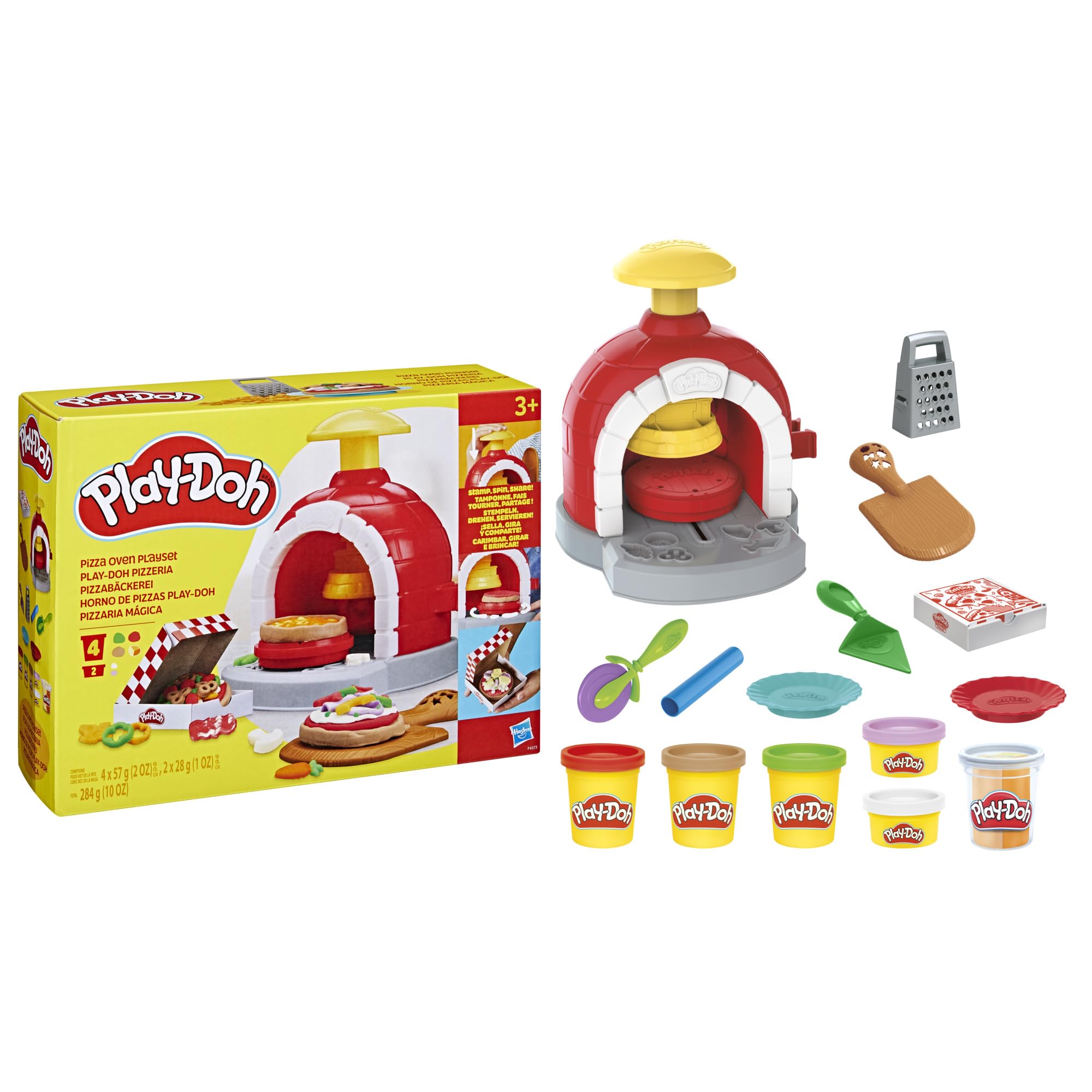 Play-Doh Kitchen Creations pizza oven set invites imaginative pretend cooking at home