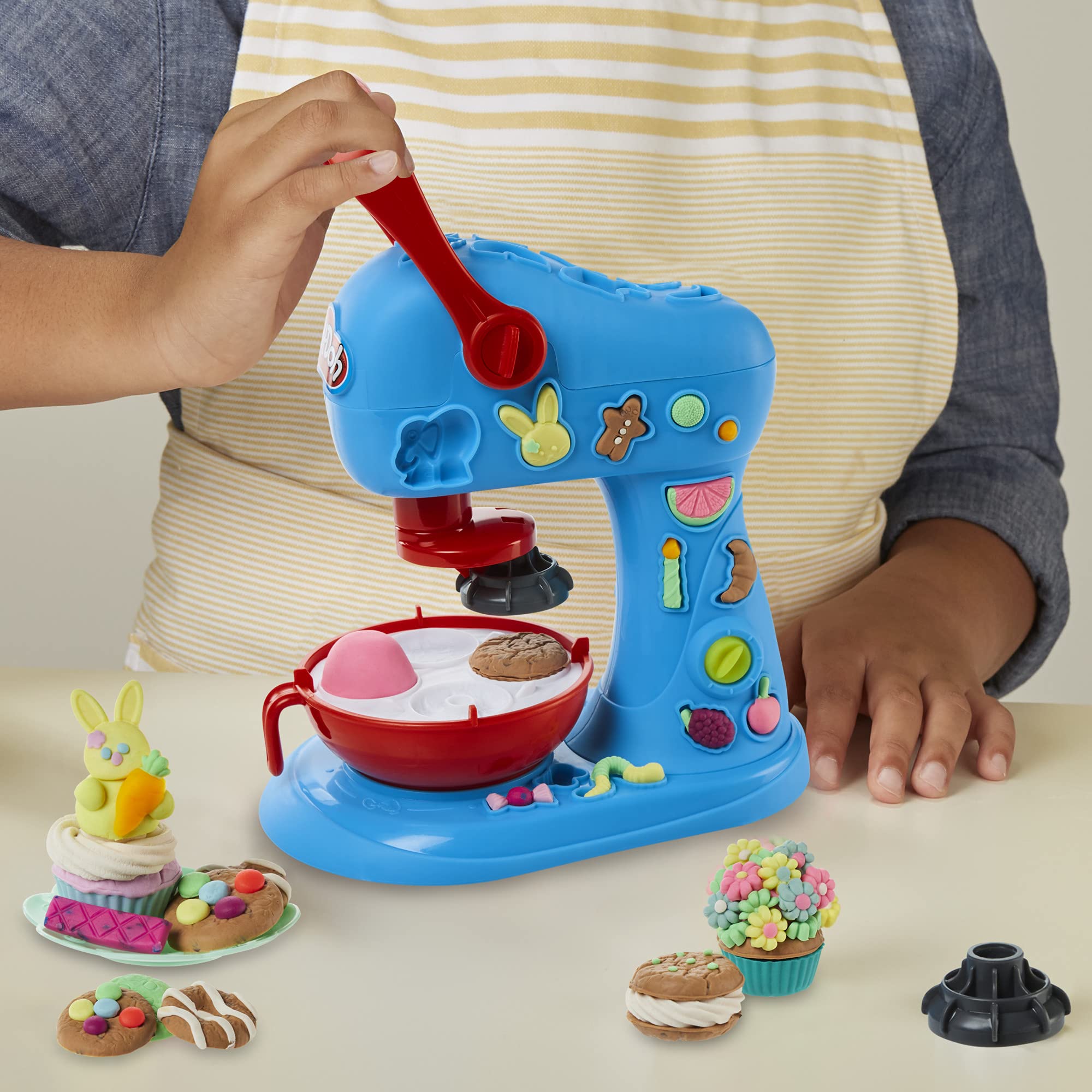 Play-Doh Kitchen Creations cookie cutters for creative pretend cookies