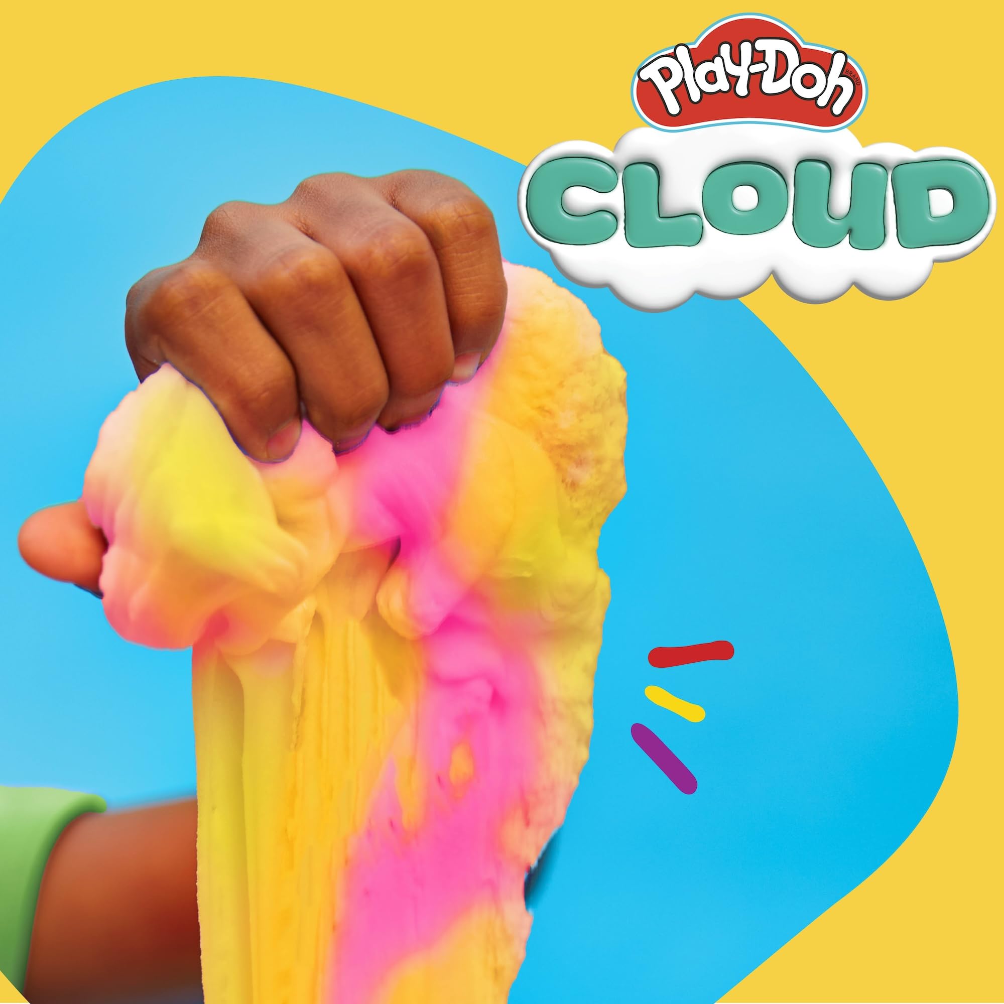 Play-Doh Butter pink-yellow compound with lemonade scent for refreshing sensory fun.