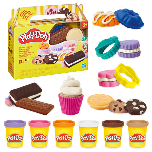 Play-Doh Little Bakery cookies cutters for quick pretend baking fun