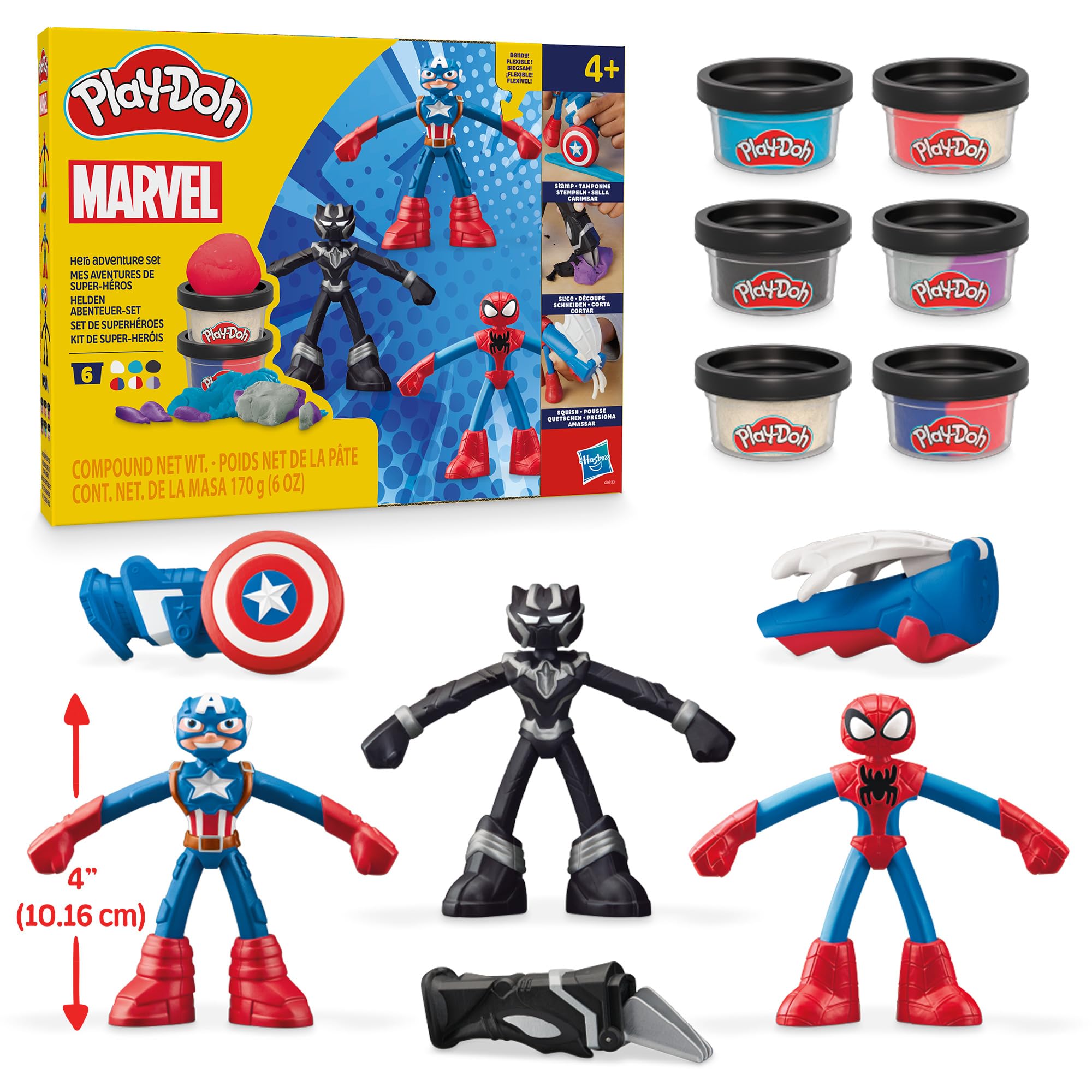 Play-Doh Marvel Hero Adventure set in full view sparks imaginative storytelling for kids
