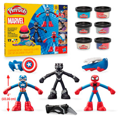 Play-Doh Marvel Hero Adventure set in full view sparks imaginative storytelling for kids