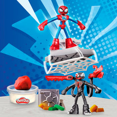 Play-Doh Marvel Venom figure ready for pretend encounters.