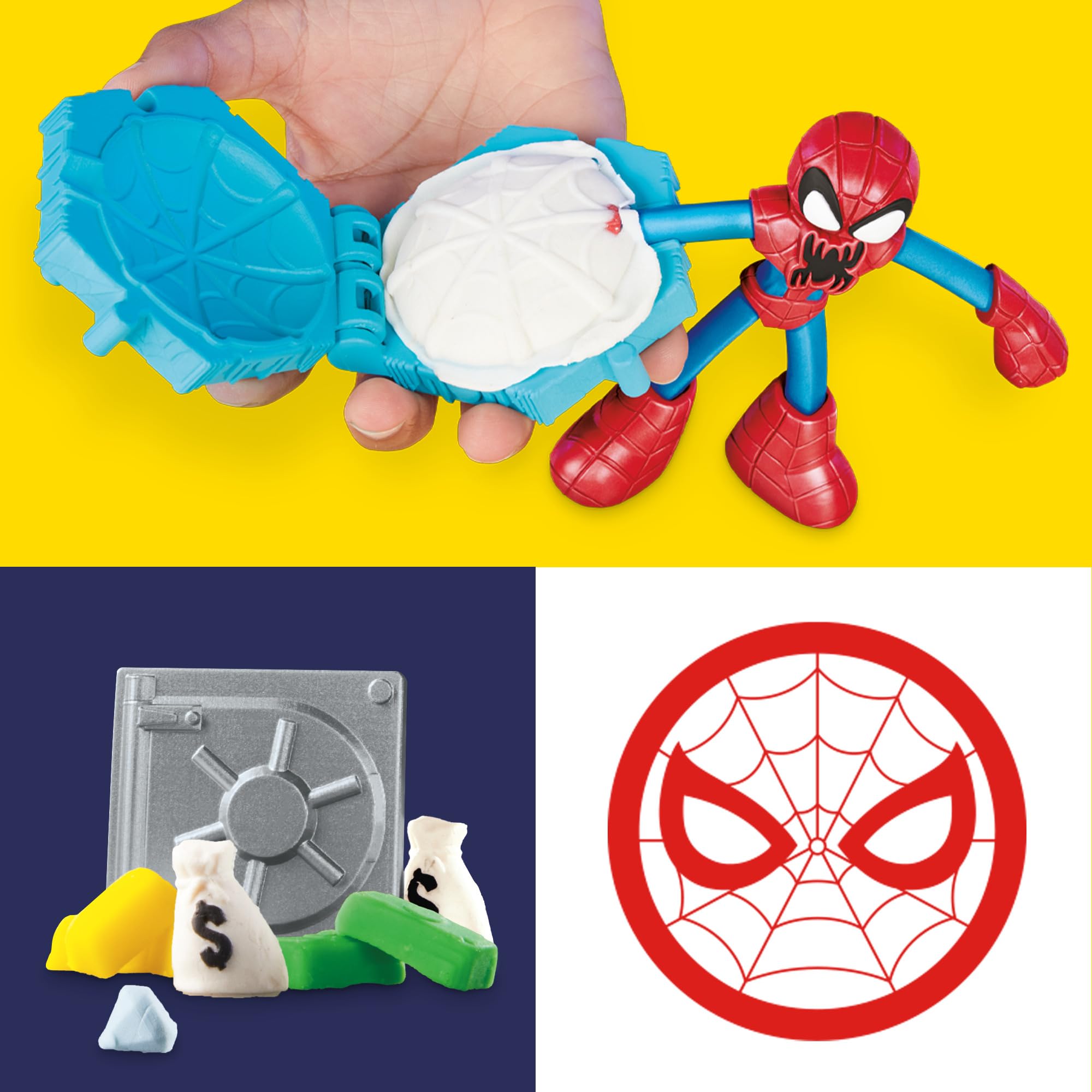 Play-Doh web launcher for action-packed launches.