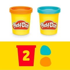 Play-Doh Brand Modeling Compound included in vibrant colors for creativity.