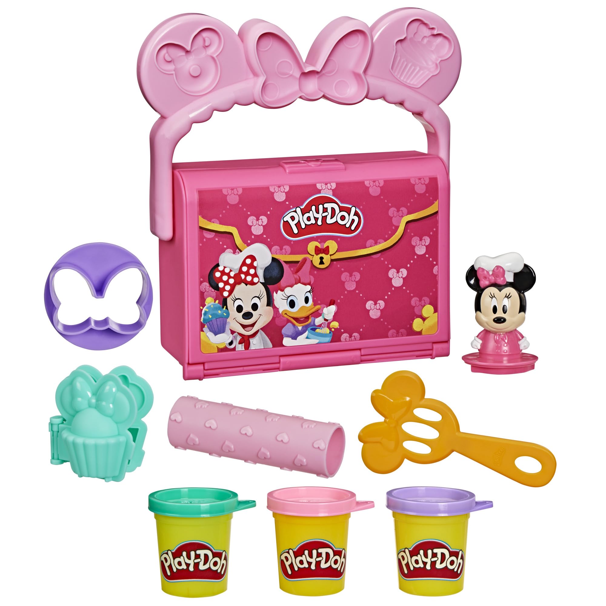 Play-Doh Minnie Mouse stamper image enabling pretend cherry toppings