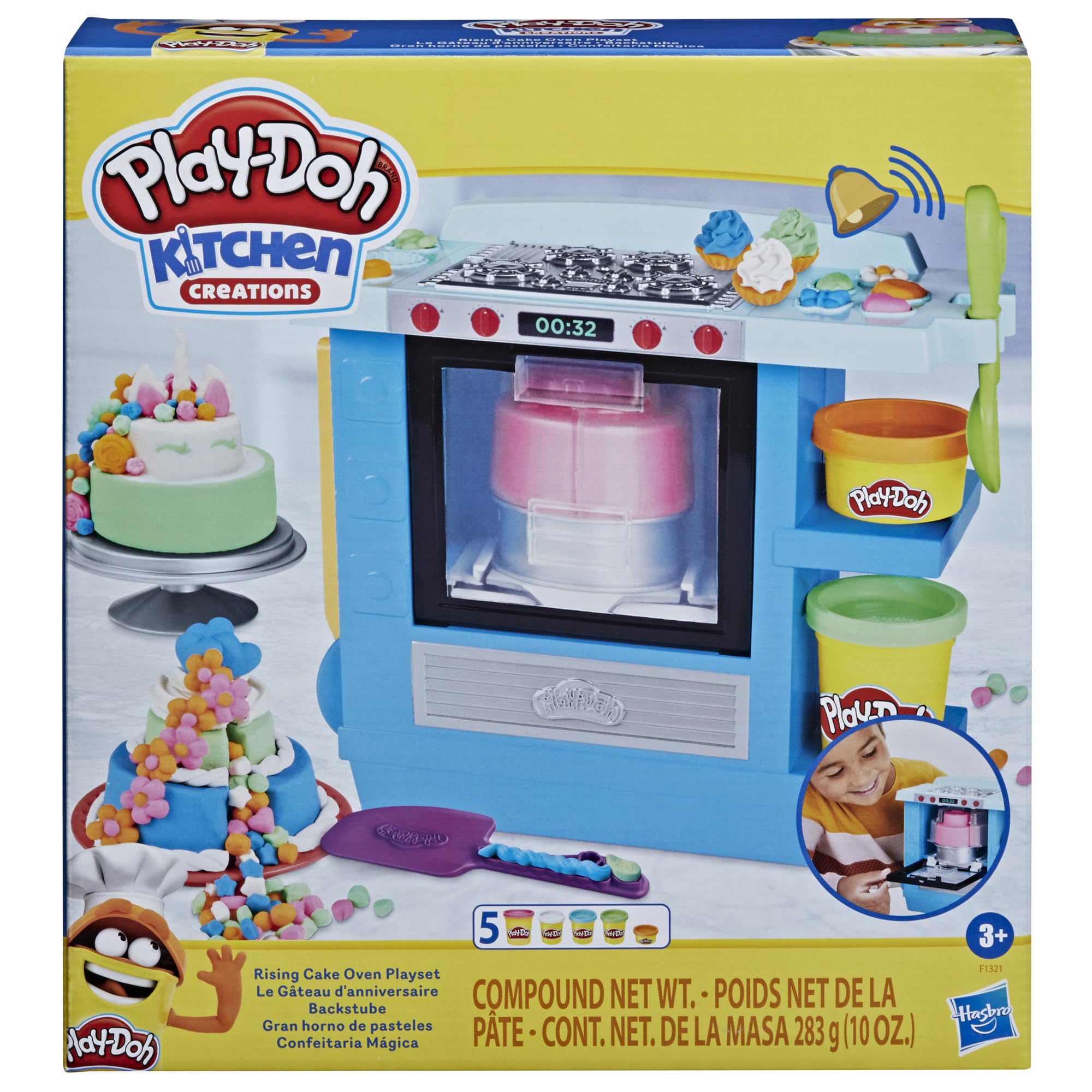 Play-Doh Mixing Bowl helps craft sprinkles and toppings during pretend baking.