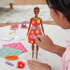 Play-Doh pattern sheets showcase colorful fabric-like designs.