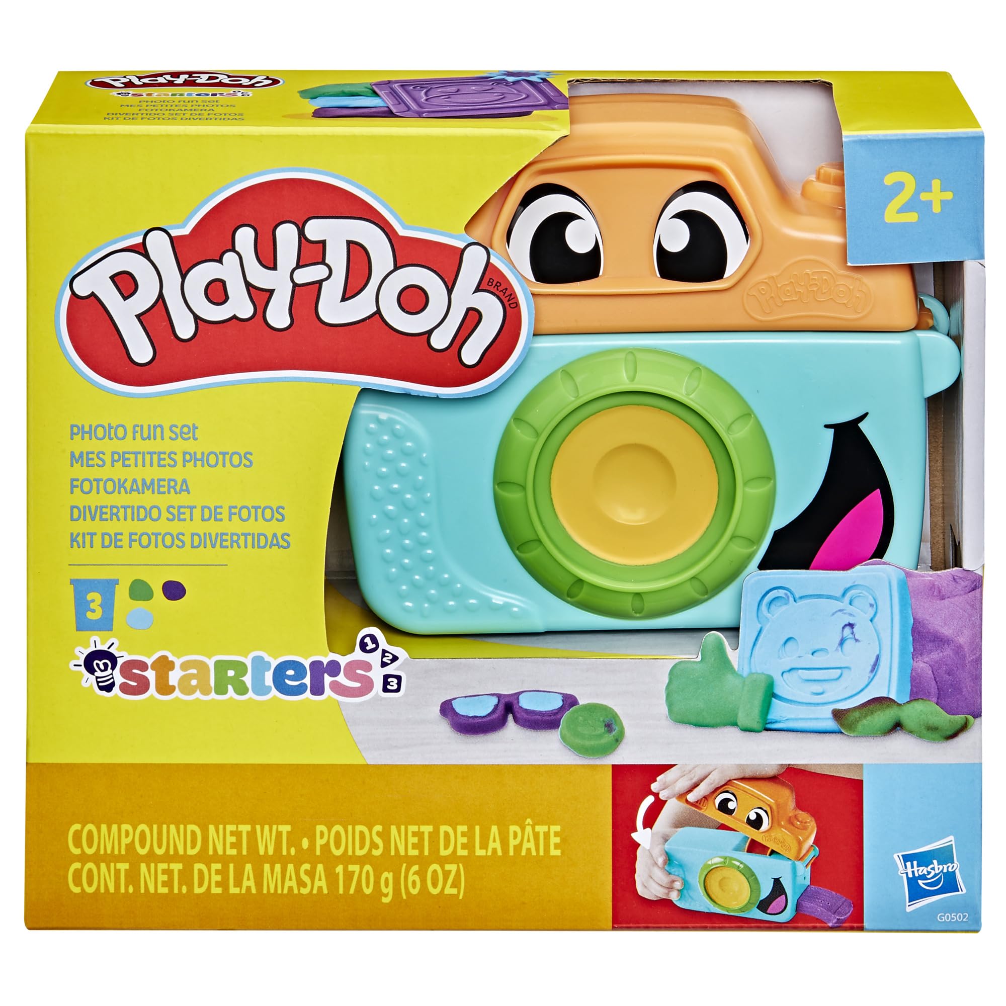 Play-Doh Photo Fun animal face stampers for playful portraits