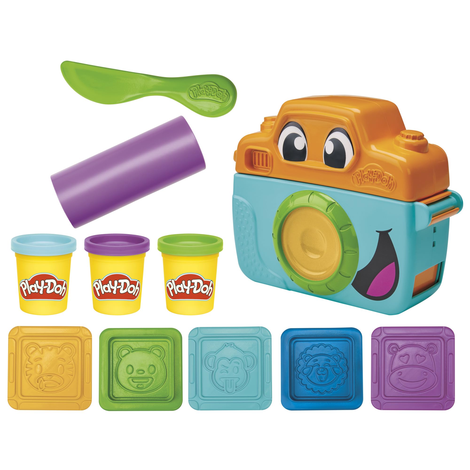 Play-Doh Photo Fun camera front view sparks imaginative pretend photography
