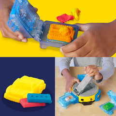Imagination-ready set supports creative play for kids four and up.